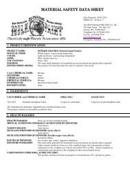 material safety data sheet-crackle - The Old Fashioned Milk Paint ...