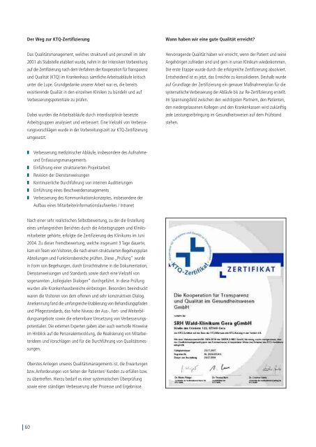 Jahresbericht 2004 - Wald-Klinikum Gera