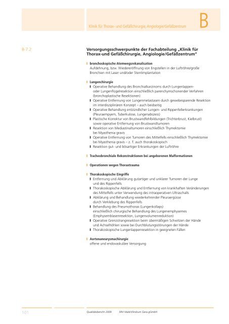 Qualitätsbericht 2008 Gera - SRH Kliniken GmbH