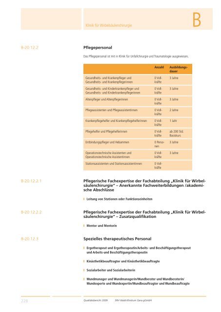 Qualitätsbericht 2008 Gera - SRH Kliniken GmbH