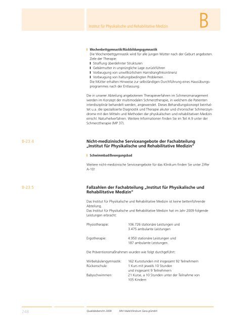 Qualitätsbericht 2008 Gera - SRH Kliniken GmbH