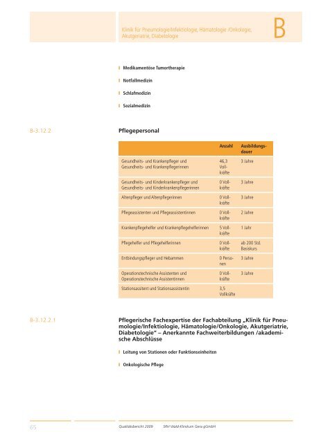 Qualitätsbericht 2008 Gera - SRH Kliniken GmbH