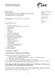 Bericht - Wald-Klinikum Gera