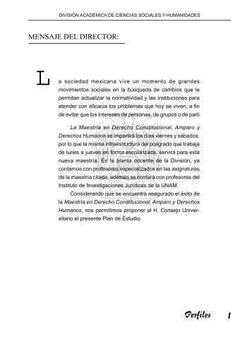 Perfiles 1 - Publicaciones - Universidad JuÃ¡rez AutÃ³noma de Tabasco