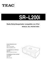 Radio-Reloj-Despertador compatible con iPod - Teacmexico.net