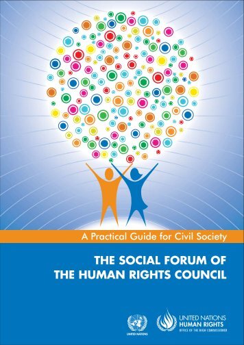 the social forum of the human rights council - Office of the High ...