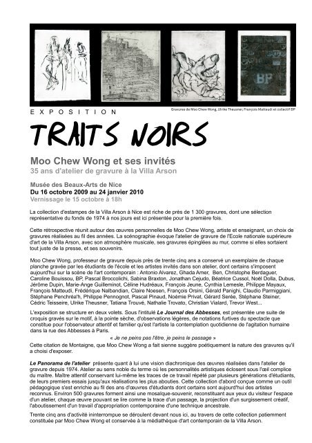 Moo Chew Wong et ses invitÃ©s