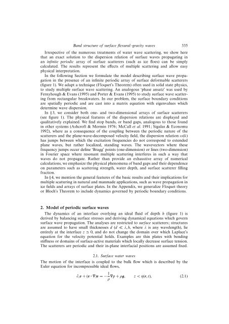 J. Fluid Mech. (1998) - UCLA Department of Biomathematics
