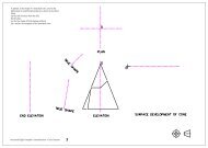 end elevation elevation plan true shape true shape surface ...