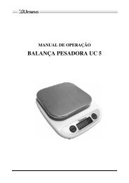 Manual da balanÃ§a UC5 - Urano
