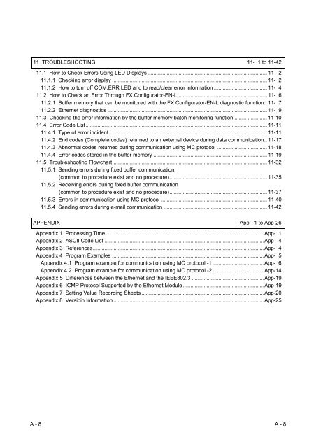 FX3U-ENET-L USER'S MANUAL - Automation Systems and Controls