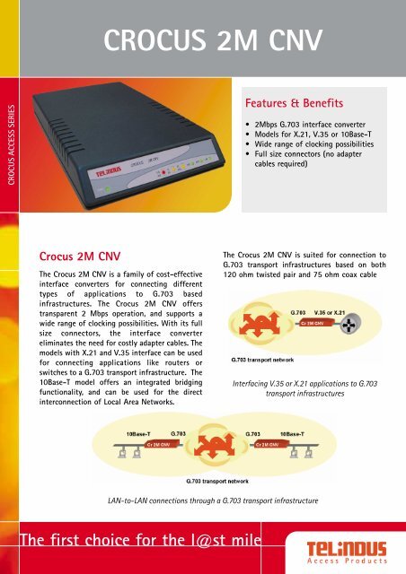 CROCUS 2M CNV - CompTek