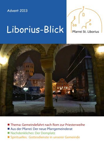 Liborius-Blick Advent 2013 (52 Seiten, 2 MB pdf) - Kath. Pfarramt St ...
