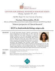 Neelam Muizzuddin, Ph.D. - New Jersey Center for Biomaterials