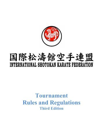 Tournament Rule Book - ISKF.com