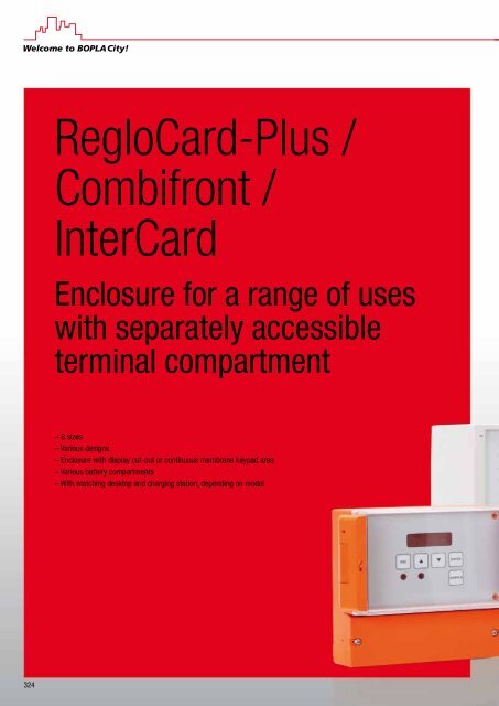 RegloCard-Plus / Combifront / InterCard - Phoenix Mecano Kft.