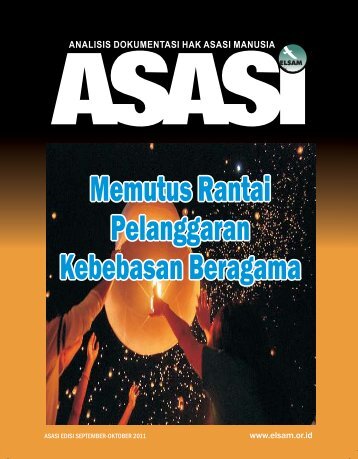 Asasi September- Oktober 2011... - Elsam