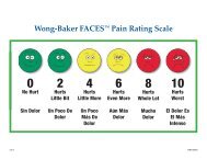 PAIN SCALES