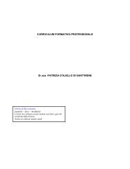 curriculum formativo-professionale - UniversitÃ  del Piemonte Orientale