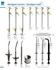 Amalgam carriers - Amalgam well - Janouch Dental