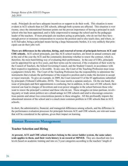 Strategic Review of the EDUCO Program - EQUIP123.net