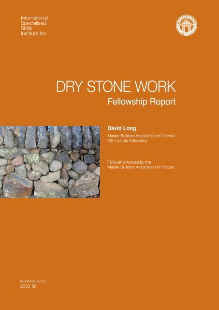 DRY STONE WORK - International Specialised Skills Institute