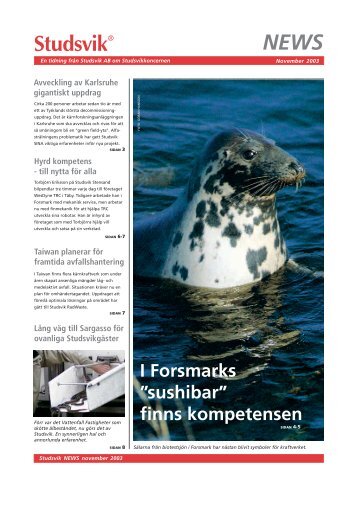 I Forsmarks - Investor Relations - Studsvik