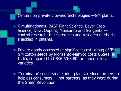 Green Revolution - (CUSAT) â Plant Biotechnology laboratory