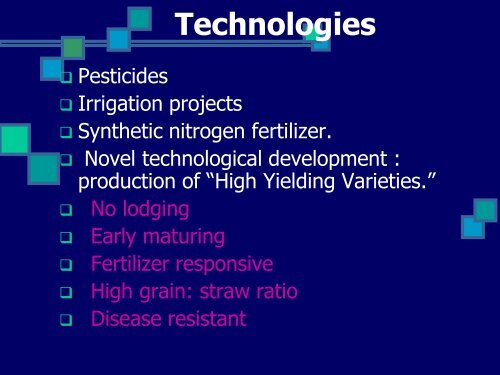 Green Revolution - (CUSAT) â Plant Biotechnology laboratory