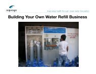 Building Your Own Water Refill Business - Aquaya