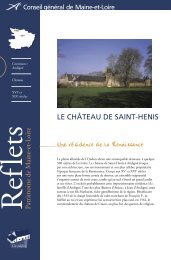 LE CHÃTEAU DE SAINT-HENIS - Conseil gÃ©nÃ©ral de Maine-et-Loire