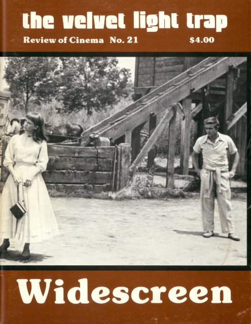 The Velvet Light Trap no. 21 (Summer - David Bordwell