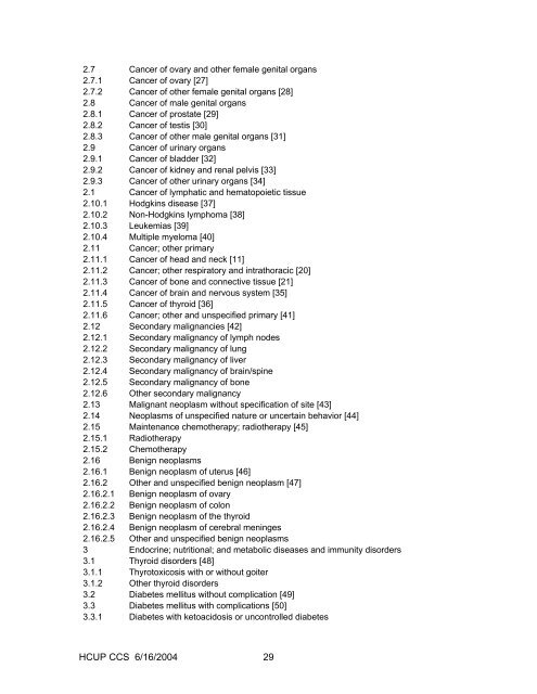 HCUP Methods Series - Agency for Healthcare Research and Quality