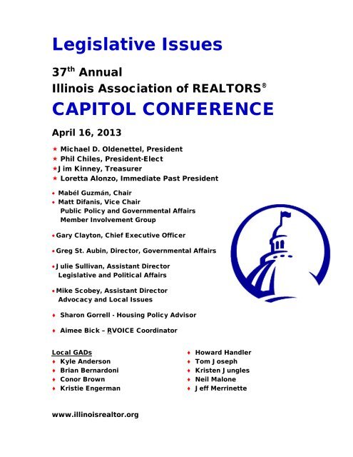 Legislative Issues Brief (pdf) - Illinois Association of REALTORS
