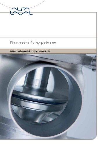 Flow control for hygienic use - Alfa Laval