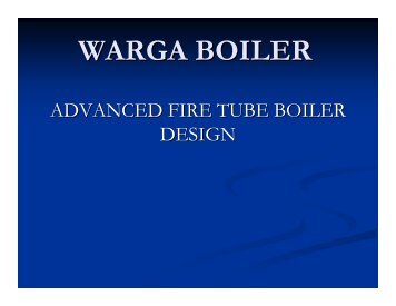 advanced boiler technology-warga boiler