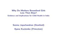 Why Do Mothers Breastfeed Girls Less Than Boys? Seema ...