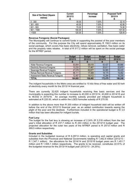 to download the PDF for MTREF Budget Write-up ... - Mangaung.co.za