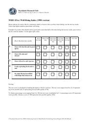 WHO (Five) Well-Being Index (1998 version) 1 2 3 4 5 - Cure4you