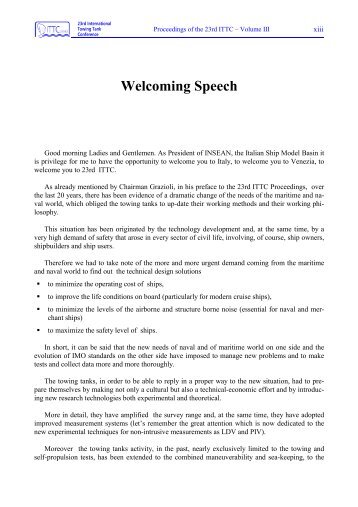 welcome speech sample for meeting