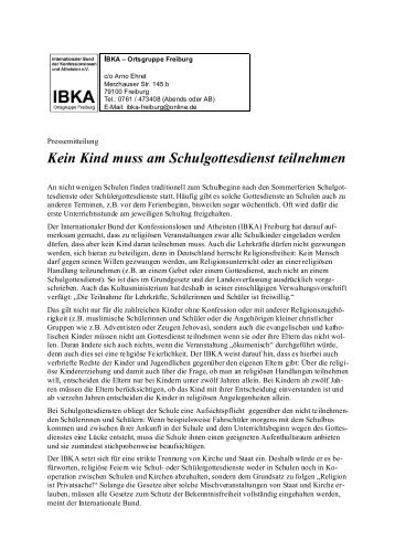 Schulgottesdienst (PDF) - IBKA