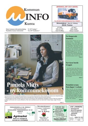 Kommuninfo Nr 2 2007 (pdf 8,5 MB) - Malaxedu.fi