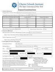 Proposal Transmittal Form - Newyorkcharters.org