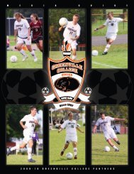 2009 Media Guide - Greenville College