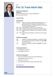 Prof. Dr. Frank-Martin Belz - Technische UniversitÃ¤t MÃ¼nchen