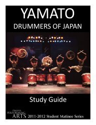 Yamato Study Guide - Omaha Performing Arts