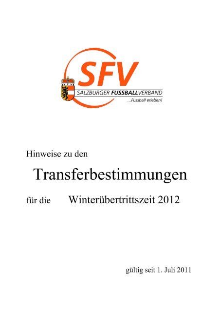 PDF Größe: 348.28 KB - Salzburger Fussballverband