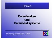 Folien zum Thema Datenbanken