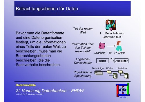 Folien zum Thema Datenbanken