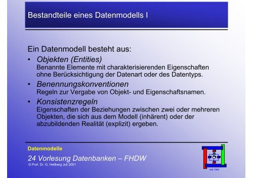 Folien zum Thema Datenbanken